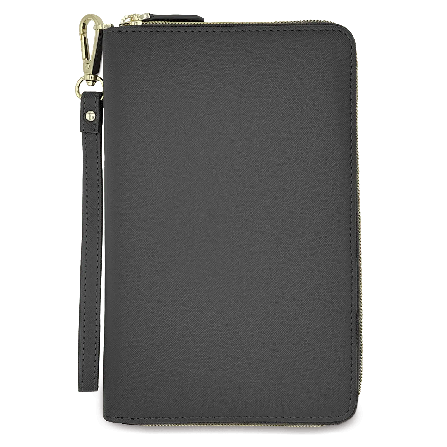 LEATHER BUDGET ENVELOPE WALLET BLACK